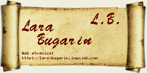 Lara Bugarin vizit kartica